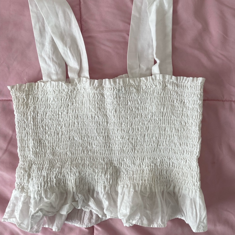 Uniqlo white blouse